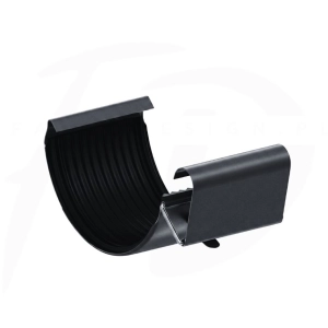 Łącznik rynny stalowy  ⌀ 125 firmy KROP kolor czarny